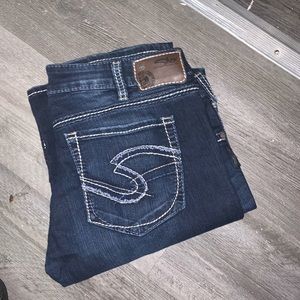 Silver woman’s size 36 denim